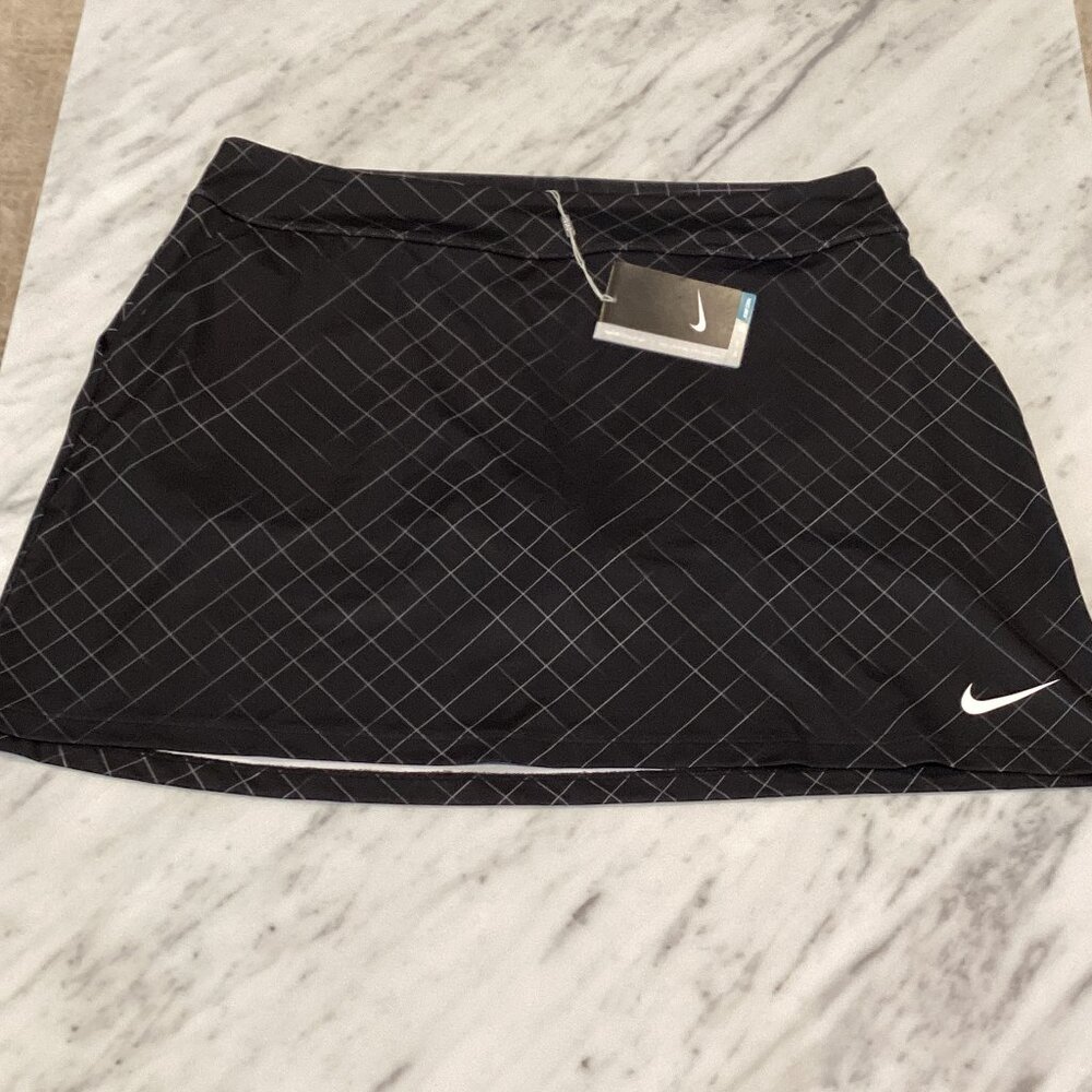 Nike Golf Dri-Fit Black Print Skort - Large